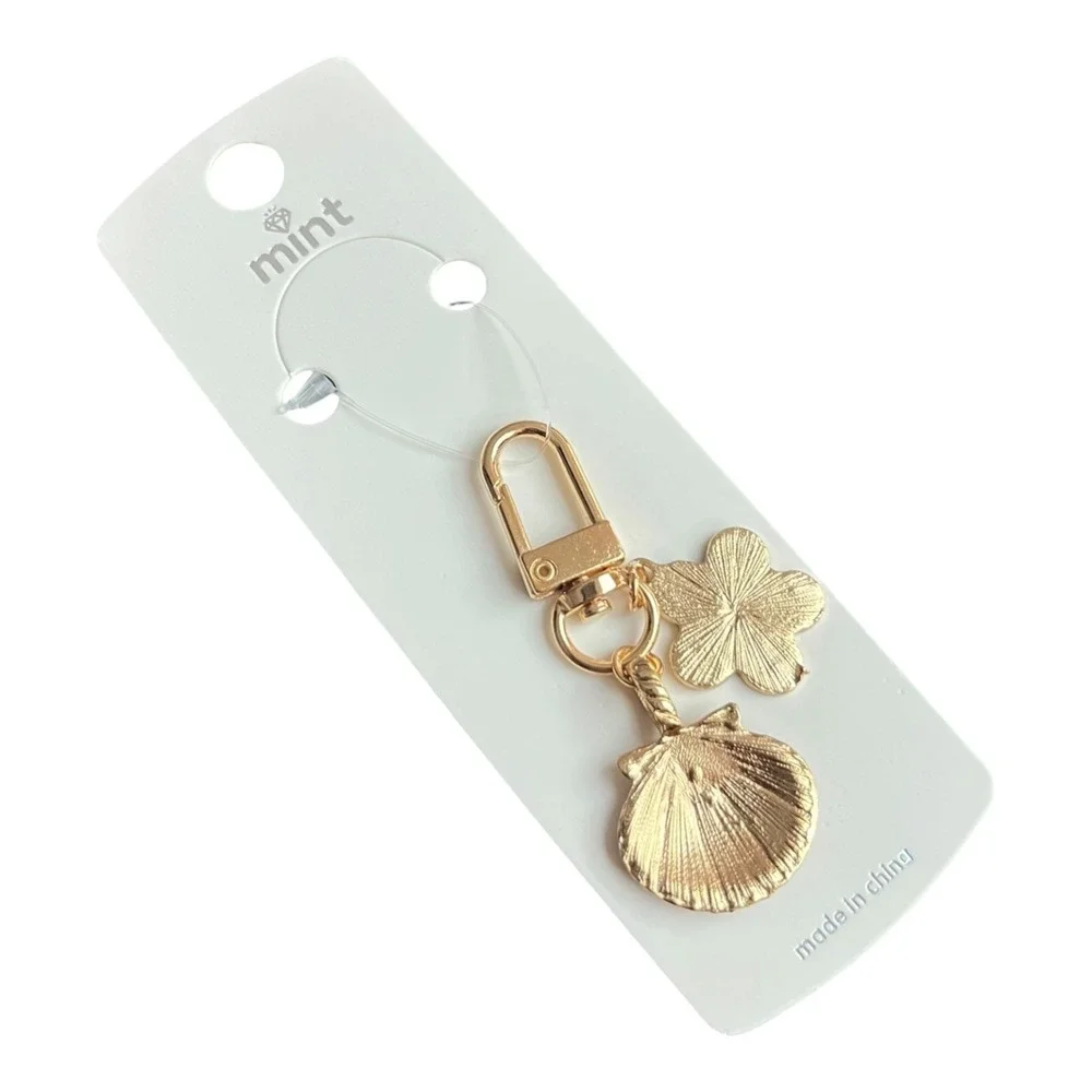 mint Key Chain Women's Gold Black Gray 2.5